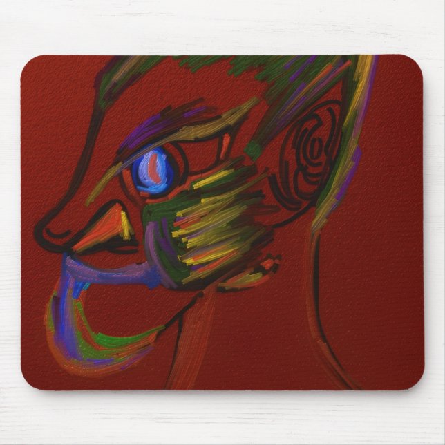 Fire Warrior  Mouse Pad (Front)