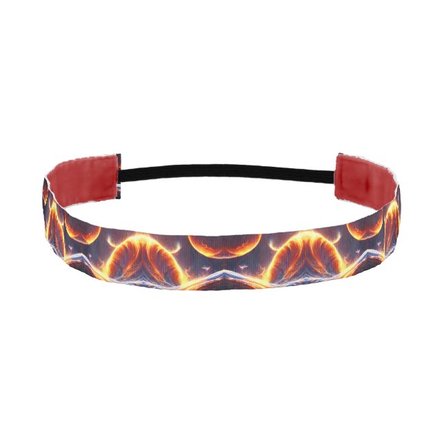Fire Water Space Athletic Headband (Front)