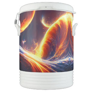 Fire Water Space Beverage Cooler