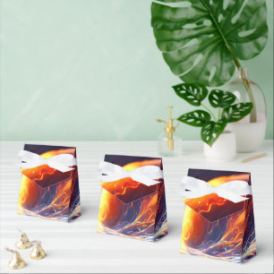 Fire Water Space Favor Boxes