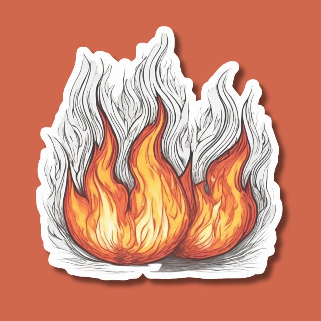 Fire Waterproof  Sticker (Creator Uploaded)