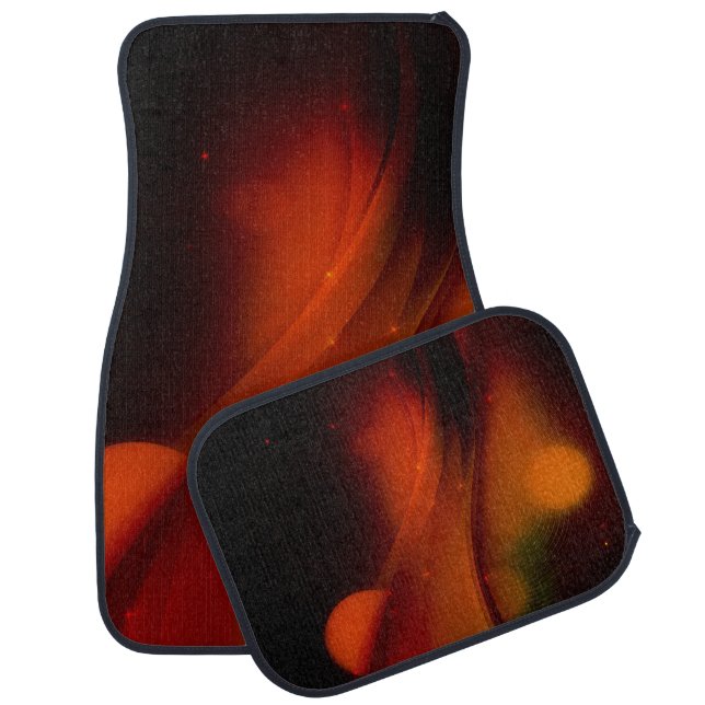 Fire Wave Car Floor Mat (Set)