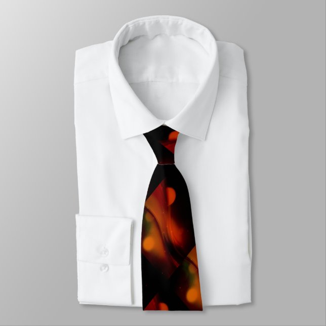 Fire Wave Neck Tie (Tied)