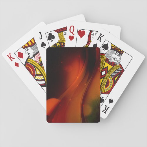 Fire Wave Playing Cards