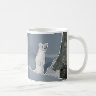Fire Weasel Snow Weasel Coffee Mug