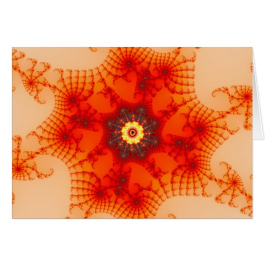 Fire Web - Fractal Art Cards (Front Horizontal)