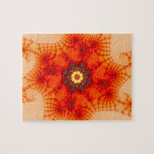 Fire Web - Fractal Art Jigsaw Puzzle