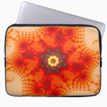 Fire Web - Fractal Art Laptop Sleeve
