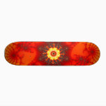 Fire Web - Fractal Art Skateboard Deck