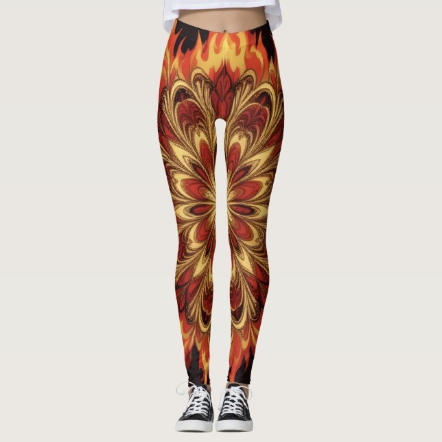 Fire Wheel  Leggings (Front)