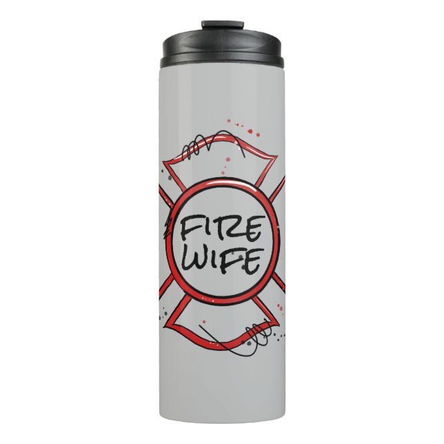 Fire Wife Thermal Tumbler (Front)