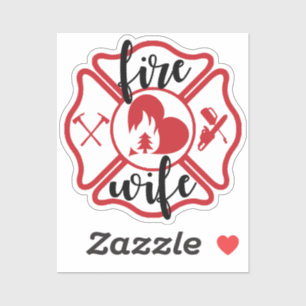 Fire Wife with Maltese [wildland] FW23 Sticker