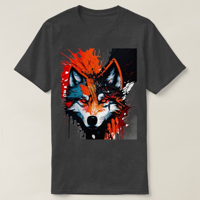 Fire Wolf T-Shirt (Design Front)