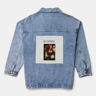 Fire Woman T-Shirt Denim Jacket