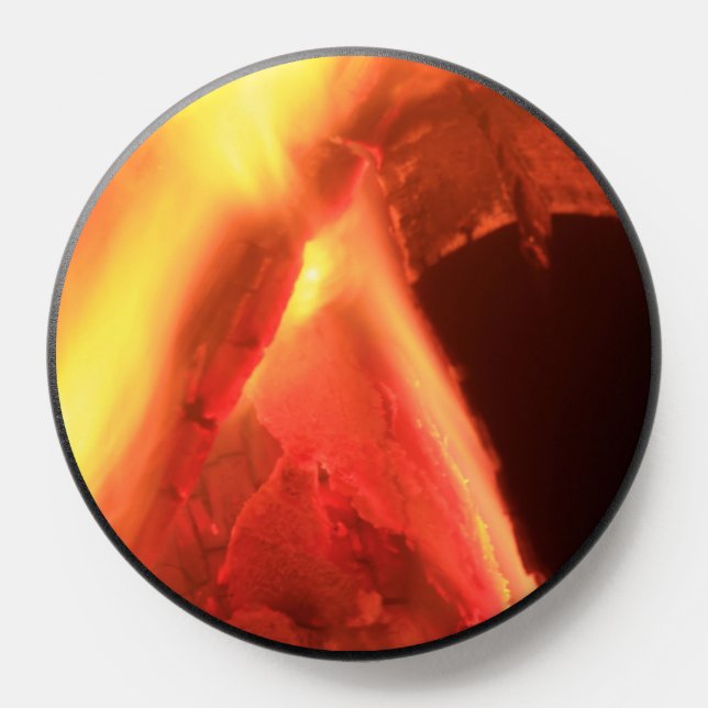 Fire, Wood, Ember Photograph PopSocket (Popsocket)