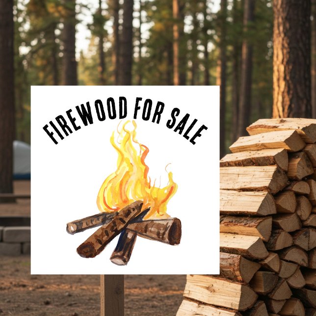 FIRE WOOD FOR SALE FIREWOOD CAMPFIRE CUSTOM SIGN (FIRE WOOD FOR SALE FIREWOOD CAMPFIRE CUSTOM SIGN
)