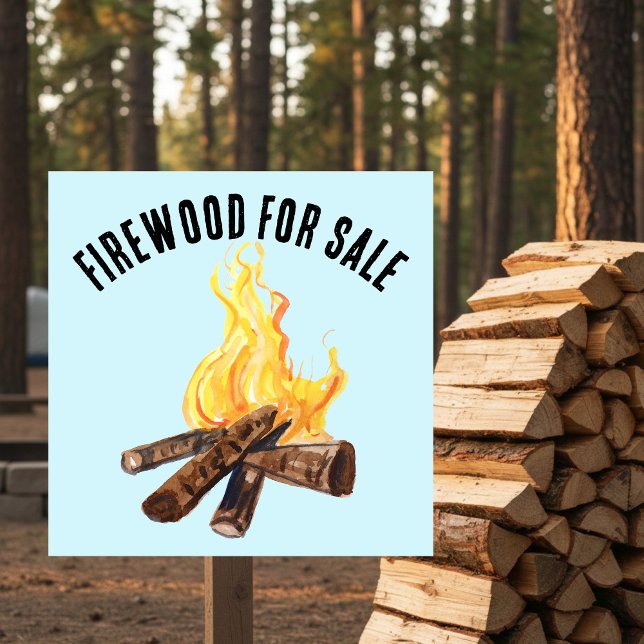 FIRE WOOD FOR SALE FIREWOOD CAMPFIRE CUSTOM SIGN (FIRE WOOD FOR SALE FIREWOOD CAMPFIRE CUSTOM SIGN
)