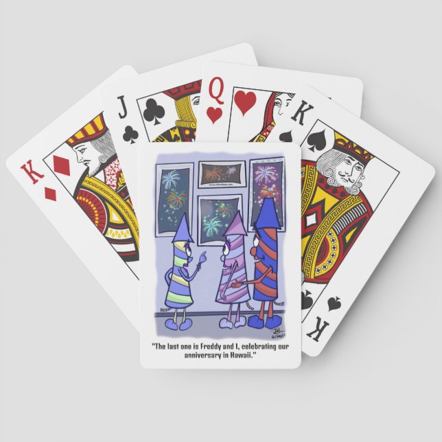 Fire Works Poker Cards (Back)