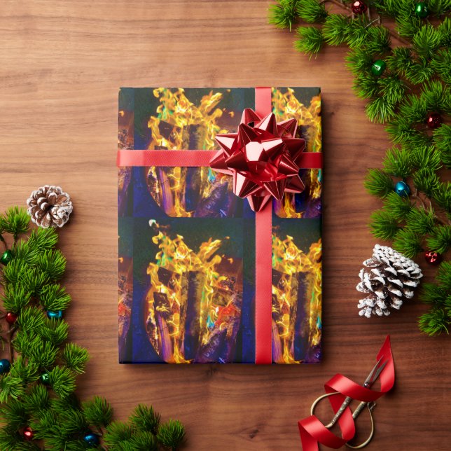 Fire Wrapping Paper (Holiday Gift)