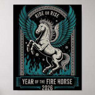 Fire Year Of The Horse – Chinese Zodiac New Year 2 Poster