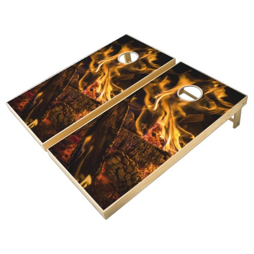 Fire  Zazzle_Growshop Cornhole Set