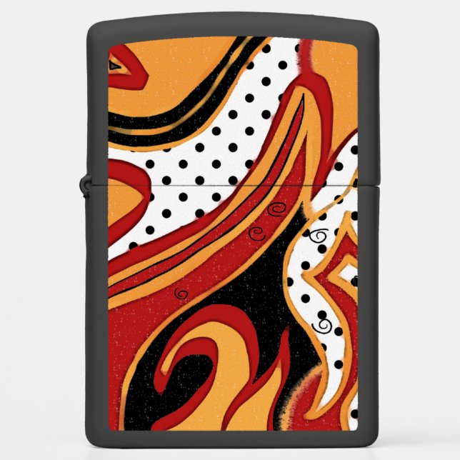 Fire Zippo Lighter (Front)