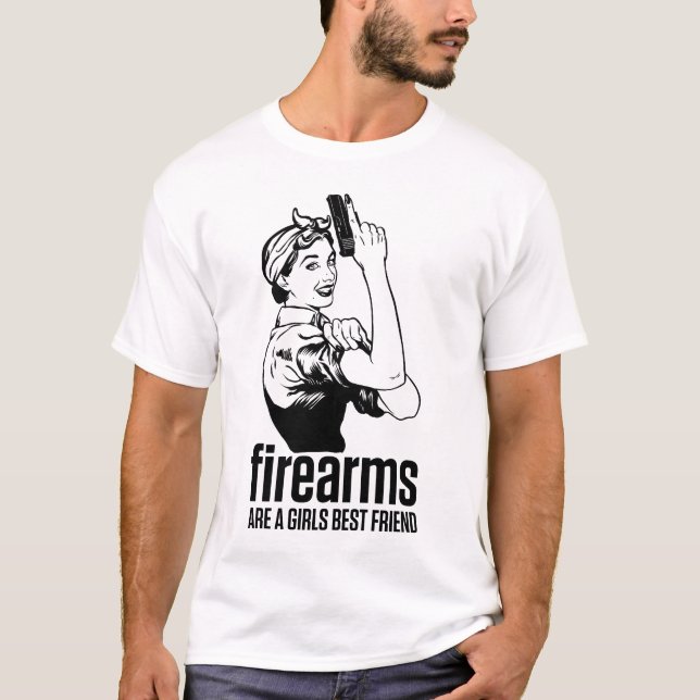 Firearms Are A Girls Best Friend Shirt (Front)