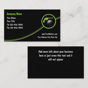 Firearms Business Cards