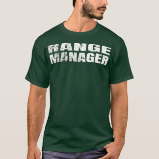 Firearms Instructor Range Manager Gun Safety T-Shirt