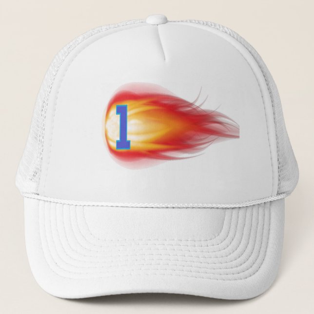 Fireball #1 Trucker Hat (Front)