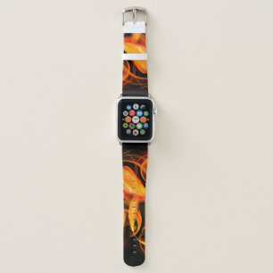 Fireball Abstract Art Apple Watch Band