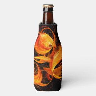 Fireball Abstract Art Bottle Cooler