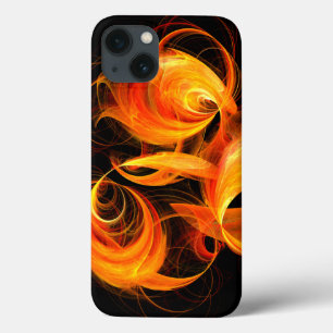 Fireball Abstract Art iPhone 13 Case