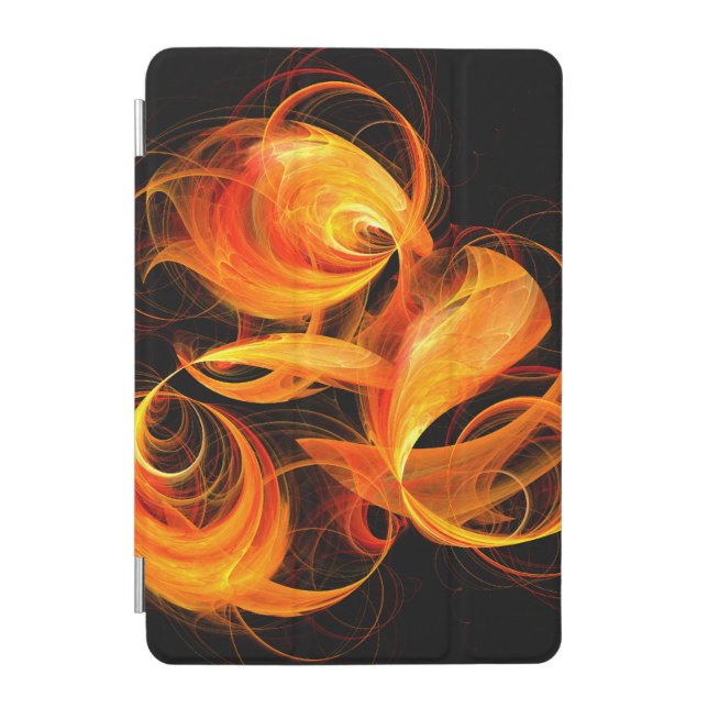 Fireball Abstract Art iPad Mini Cover (Front)