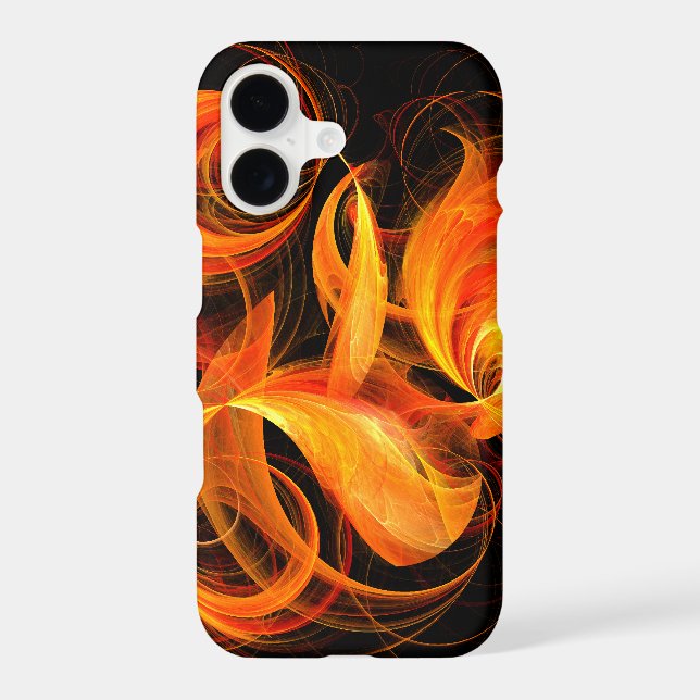 Fireball Abstract Art Iphone Case (Back)