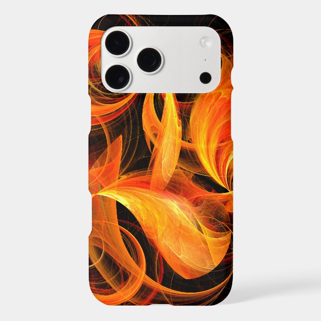 Fireball Abstract Art Iphone Case (Back)