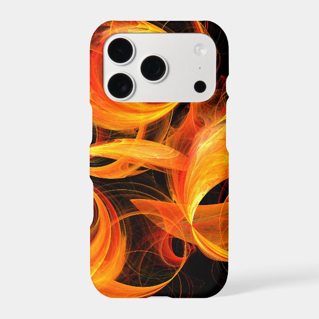 Fireball Abstract Art Iphone Case (Back)