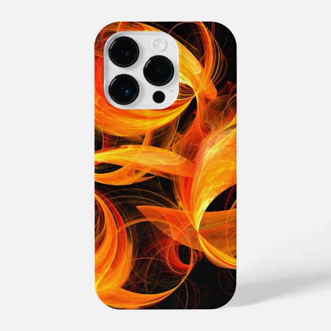 Fireball Abstract Art iPhone Case (Back)