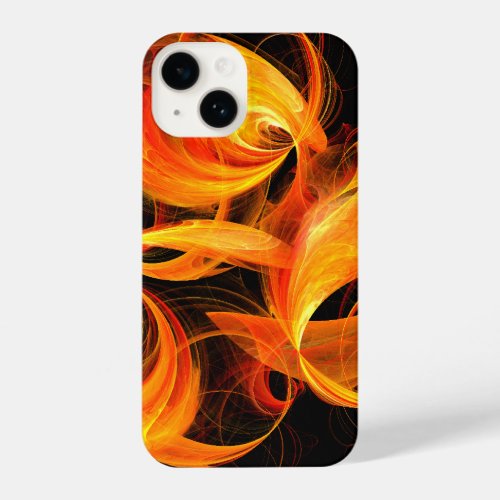 Fireball Abstract Art iPhone 14 Case