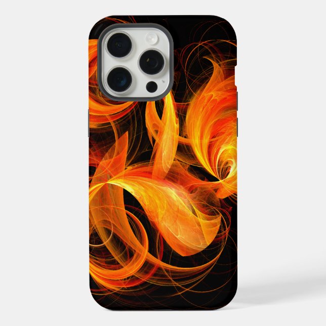 Fireball Abstract Art Iphone Case (Back)