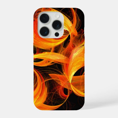 Fireball Abstract Art iPhone 15 Pro Case