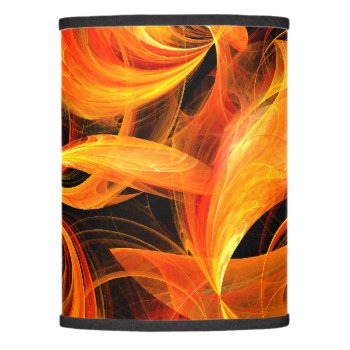 Fireball Abstract Art Lamp Shade by OniArts at Zazzle