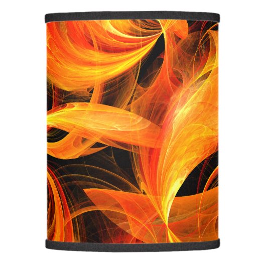 Fireball Abstract Art Lamp Shade (Front)