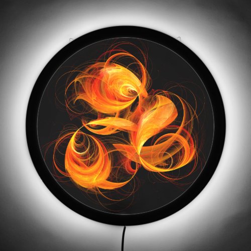 Fireball Abstract Art LED Sign