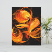 Fireball Abstract Art Letterhead (Standing Front)