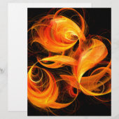 Fireball Abstract Art Letterhead (Front/Back)