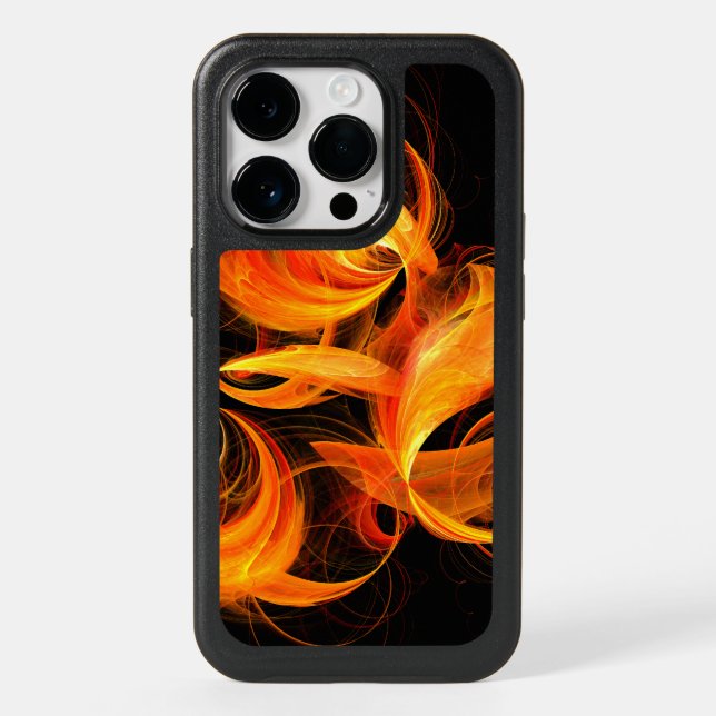 Fireball Abstract Art Otterbox iPhone Case (Back)