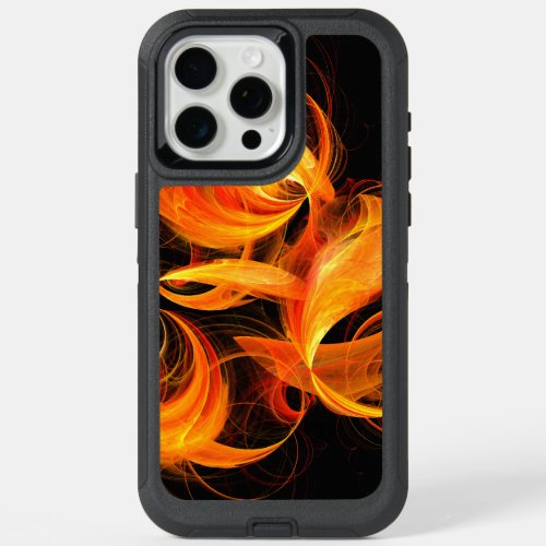 Fireball Abstract Art iPhone 15 Pro Max Case