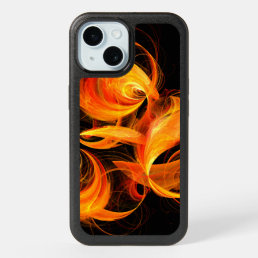 Fireball Abstract Art iPhone 15 Case