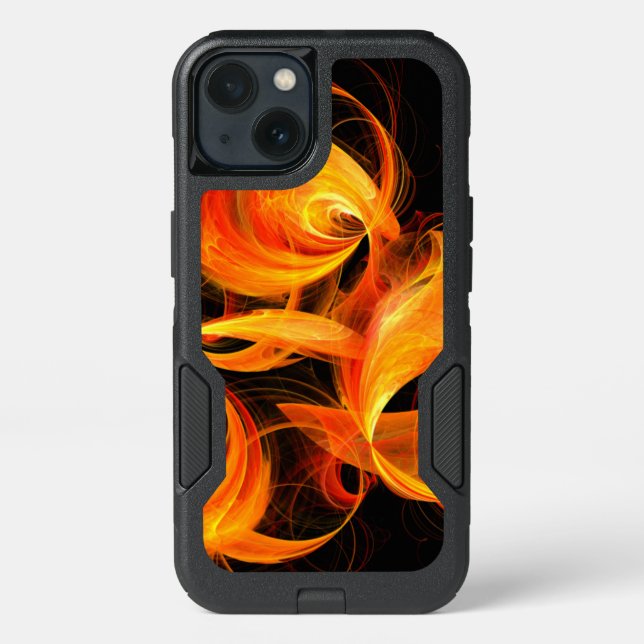 Fireball Abstract Art Otterbox iPhone Case (Back)
